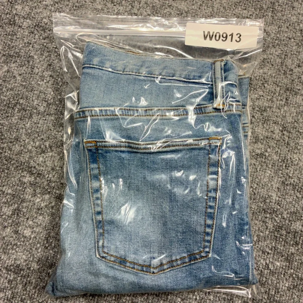 GAP Denim Skinny Jeans Light Wash Ripped‎ Men Size 29x30